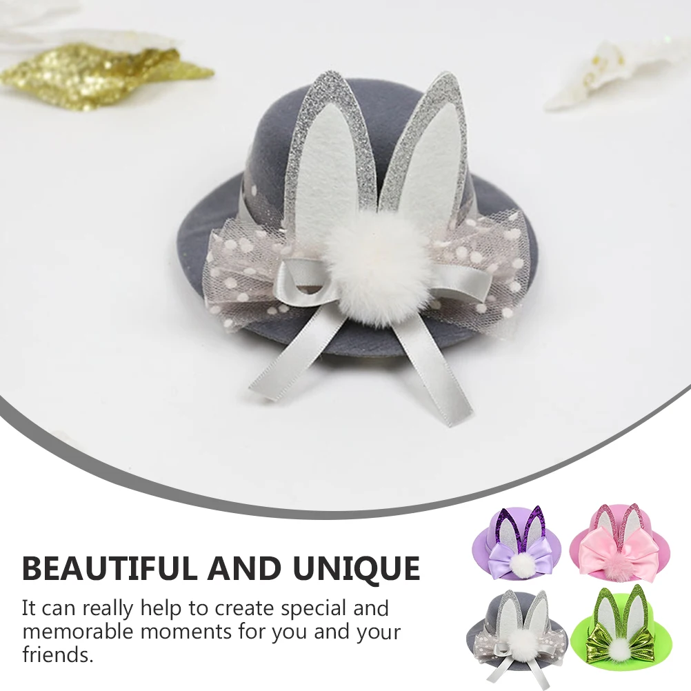 4 Pcs Rabbit Ear Hat Durable Premium Bright Easter Party Accessories Girls Hair Clips Mini Bunny Exquisite Hairpin Hair Tool
4 Pcs Rabbit Ear Hat Durable Premium Bright Easter Party Accessories Girls Hair Clips Mini Bunny Exquisite Hairpin Hair Tool