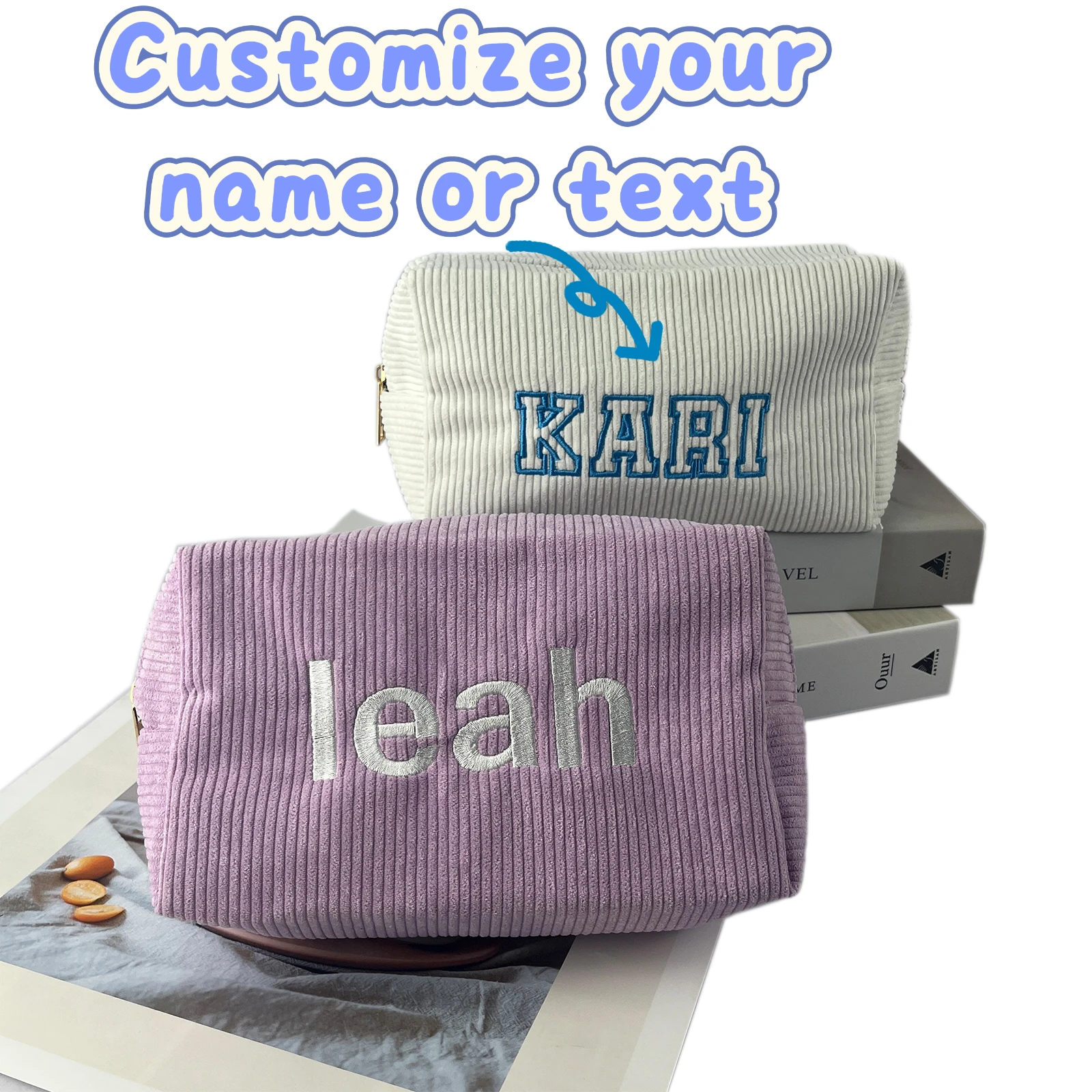 Personalized simple corduroy largecapacity travel portable high-color cosmetic bag multifunctional ladies carry-on organizer bag
Personalized simple corduroy largecapacity travel portable high-color cosmetic bag multifunctional ladies carry-on organizer bag
