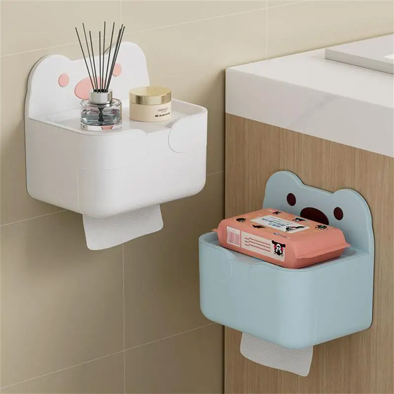 Tissue Box Moisture Proof Storage Box Strong Bearing Capacity Out-of-the-box High Capacity Wall-mounted Bathroom No Punching
Tissue Box Moisture Proof Storage Box Strong Bearing Capacity Out-of-the-box High Capacity Wall-mounted Bathroom No Punching