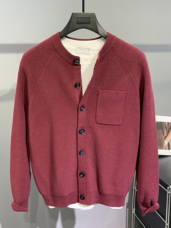 Мужской вязаный кардиган-свитер на пуговицах с воротником-стойкой, универсальный, осенне-зимний, новинка...
Мужской вязаный кардиган-свитер на пуговицах с воротником-стойкой, универсальный, осенне-зимний, новинка...