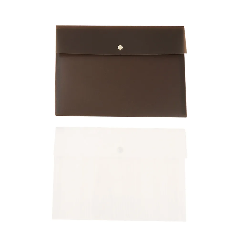 4Pcs A4 File Bag PP Material Semi Transparent Document Organizer for Office School Travel Home Train Park with Button Closure
4Pcs A4 File Bag PP Material Semi Transparent Document Organizer for Office School Travel Home Train Park with Button Closure