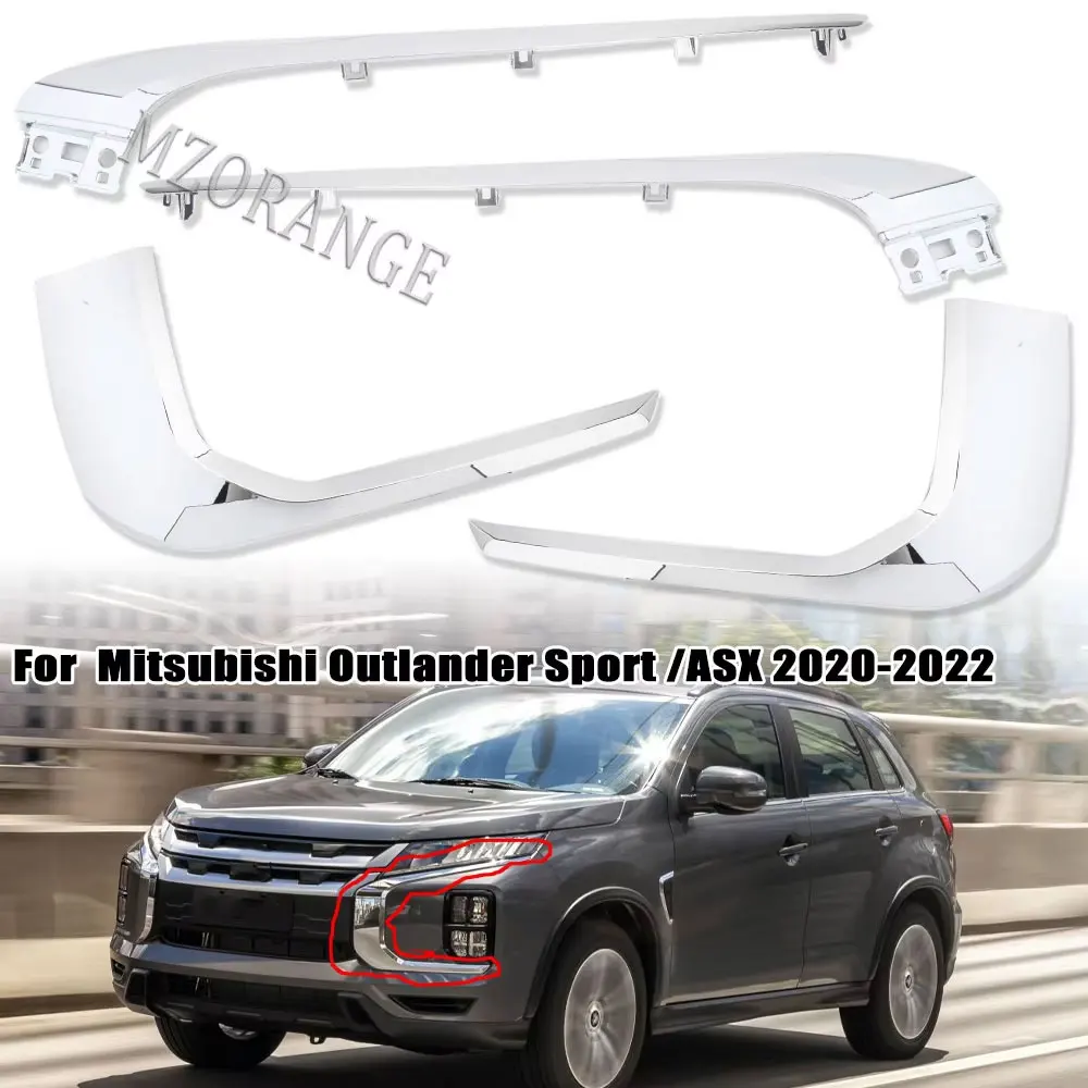 Car Styling for Mitsubishi ASX RVR 2020-2022 Chrome Strip Front Bumper Bar Trim Bump Fog Light Cover Shaper ABS Car Accessories
Car Styling for Mitsubishi ASX RVR 2020-2022 Chrome Strip Front Bumper Bar Trim Bump Fog Light Cover Shaper ABS Car Accessories