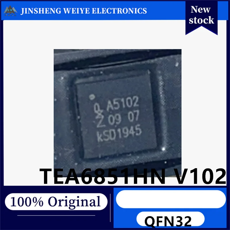 (5/20 pieces) TEA6851 TEA6851HN/V102 A5102 QFN32 RF receiver chip brand new original in stock.
(5/20 pieces) TEA6851 TEA6851HN/V102 A5102 QFN32 RF receiver chip brand new original in stock.