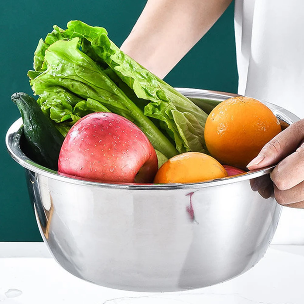 Stainless Steel Drain Basin With Slicing Tool Household Veggie Washing Strainer For Carrots Fruit
Stainless Steel Drain Basin With Slicing Tool Household Veggie Washing Strainer For Carrots Fruit