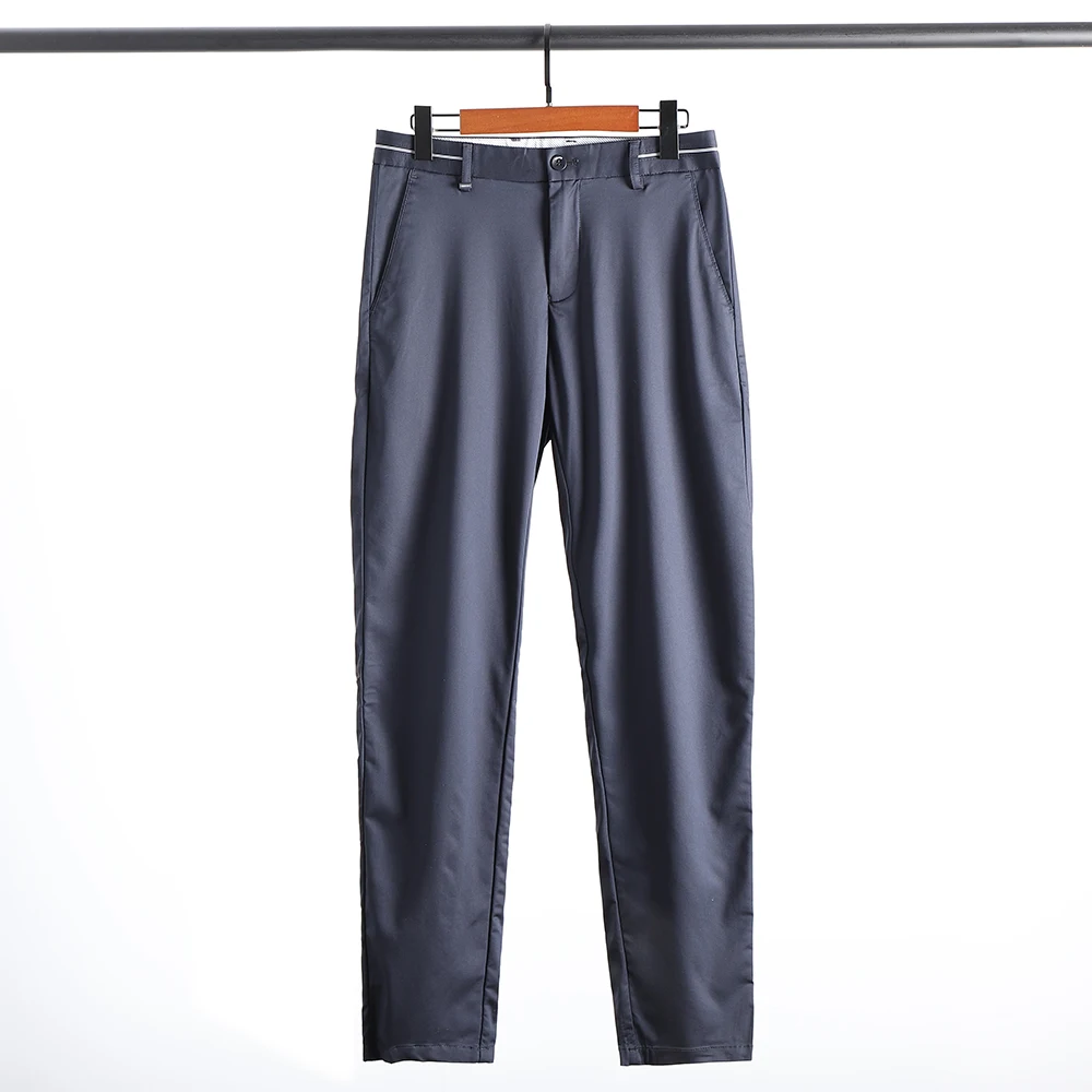Silk Busin Casual Pants Men's Summer Thin Pure Color Straight Leg Casual Pants Smooth Breathable Faion Urban Sle
Silk Busin Casual Pants Men's Summer Thin Pure Color Straight Leg Casual Pants Smooth Breathable Faion Urban Sle