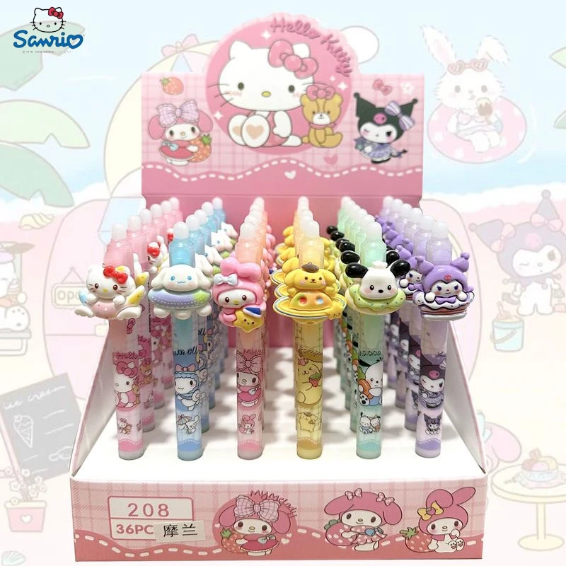 Sanrio 2025 новая стираемая нейтральная ручка с героями мультфильмов, кристально-синий карбоновый черный, учебные принадлежности для студентов, пресс-ручка
Sanrio 2025 новая стираемая нейтральная ручка с героями мультфильмов, кристально-синий карбоновый черный, учебные принадлежности для студентов, пресс-ручка