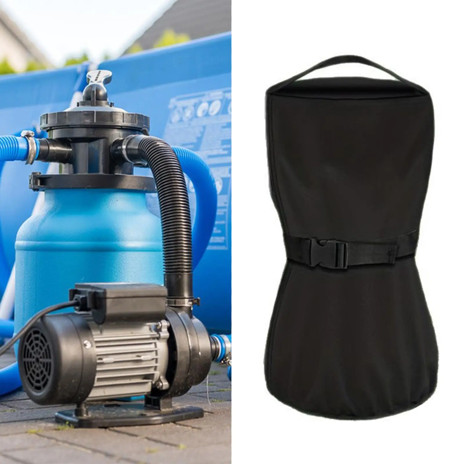 Filter Cover Rain Snow Cover 201D Polyester with Waterproof Heavy Duty Water Pump Dust Protection for Lawn Patio Outside Units
Filter Cover Rain Snow Cover 201D Polyester with Waterproof Heavy Duty Water Pump Dust Protection for Lawn Patio Outside Units