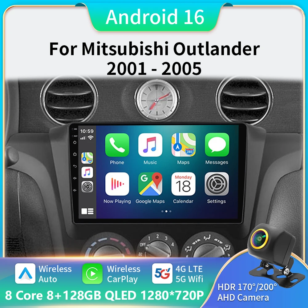 Android 16 Radio For Mitsubishi Airtrek Outlander 2001 - 2005 Multimedia Head Unit Screen Navigation GPS Player Car Stereo DVD
Android 16 Radio For Mitsubishi Airtrek Outlander 2001 - 2005 Multimedia Head Unit Screen Navigation GPS Player Car Stereo DVD