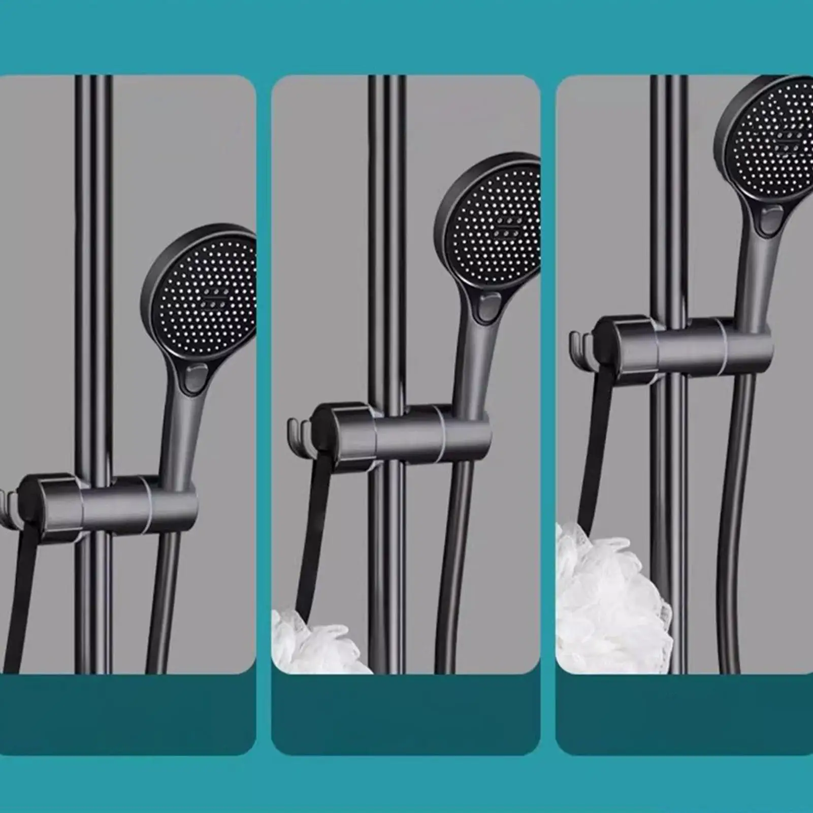 Hand Shower Holder Slide Bar Shower Head Mount With Hook 360 Degree Rotation Bathroom Sprayer Bracket For RV Toilet Hotel Gym
Hand Shower Holder Slide Bar Shower Head Mount With Hook 360 Degree Rotation Bathroom Sprayer Bracket For RV Toilet Hotel Gym