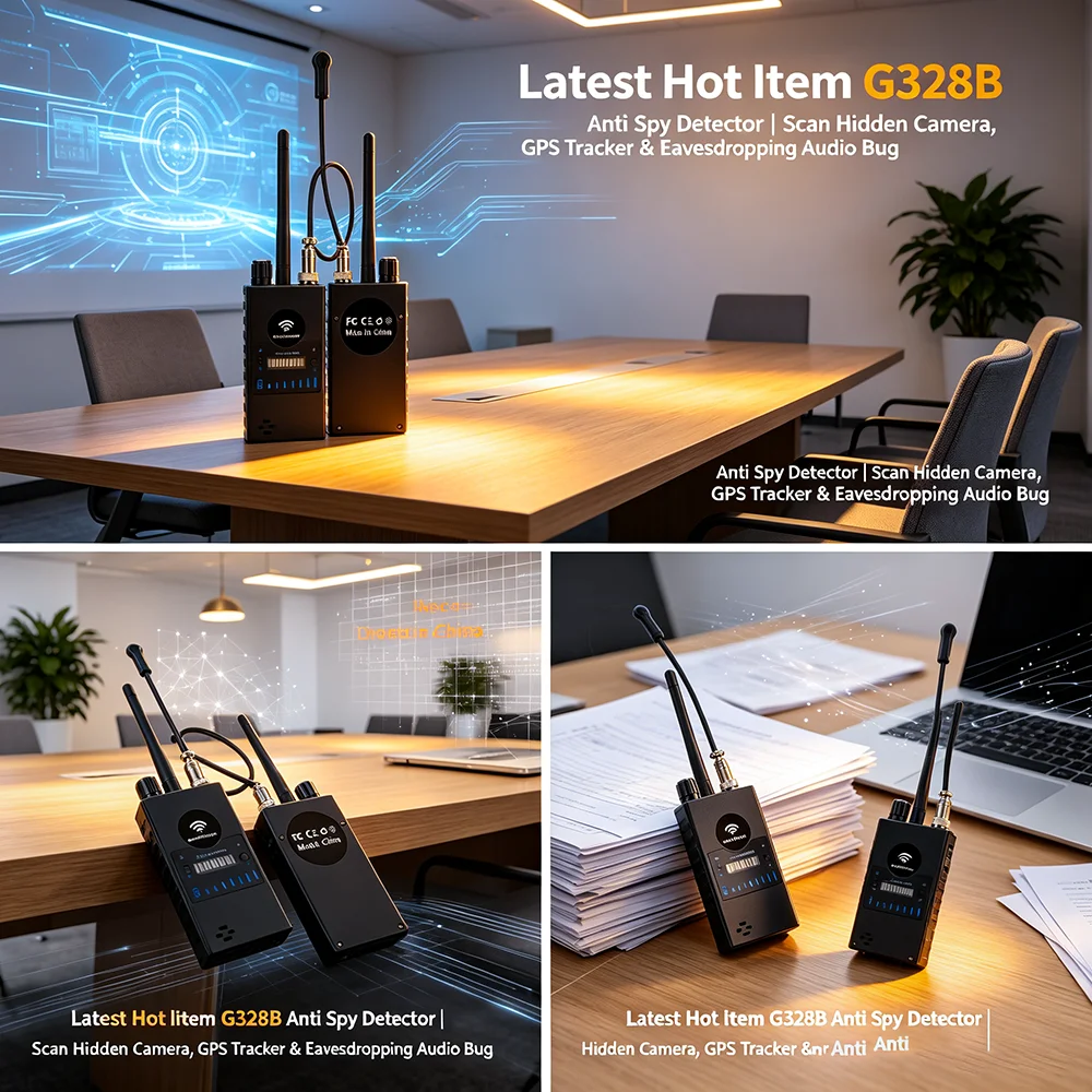 G328B Anti Spy Detector, Hidden Camera Finder & GPS Tracker Scanner for Hotel, Car, Office
G328B Anti Spy Detector, Hidden Camera Finder & GPS Tracker Scanner for Hotel, Car, Office