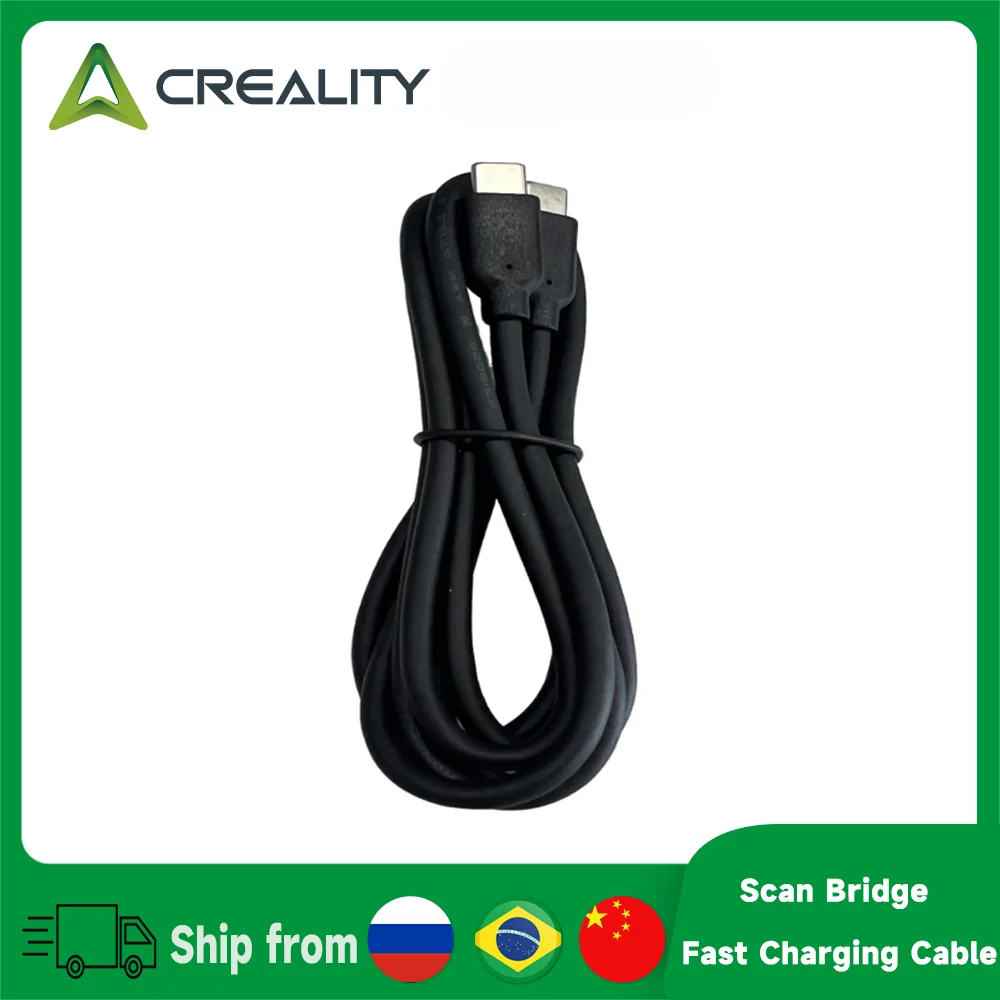 Creality Scan Bridge Fast Charging Cable for CR-Scan Otter / Raptor Scan Bridge Charging Wire
Creality Scan Bridge Fast Charging Cable for CR-Scan Otter / Raptor Scan Bridge Charging Wire