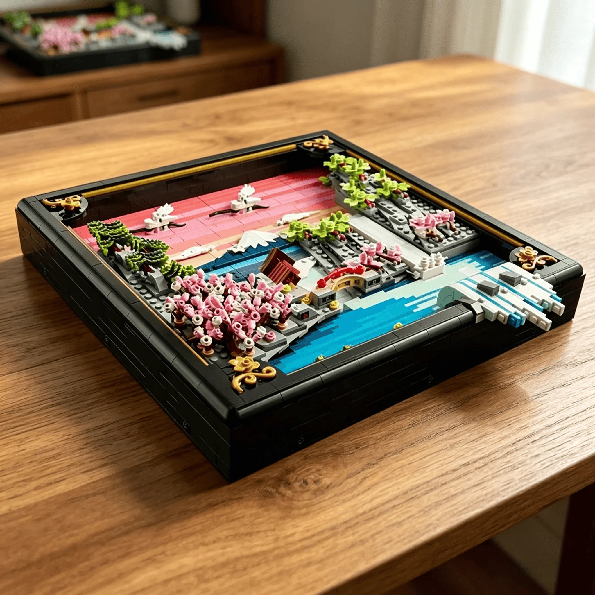 DIY New Cherry Blossom Building Blocks Set Creative Toys Unique Japanese Landscape Model Bricks Adult Christmas Gift 1892PCS
DIY New Cherry Blossom Building Blocks Set Creative Toys Unique Japanese Landscape Model Bricks Adult Christmas Gift 1892PCS