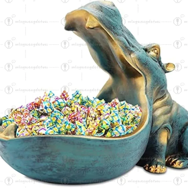 Hippo Statue Resin Ornament, Funny Big Mouth Candy Dish, Key Bowl, Home Living Room Decorative Atmosphere Decoration
Hippo Statue Resin Ornament, Funny Big Mouth Candy Dish, Key Bowl, Home Living Room Decorative Atmosphere Decoration