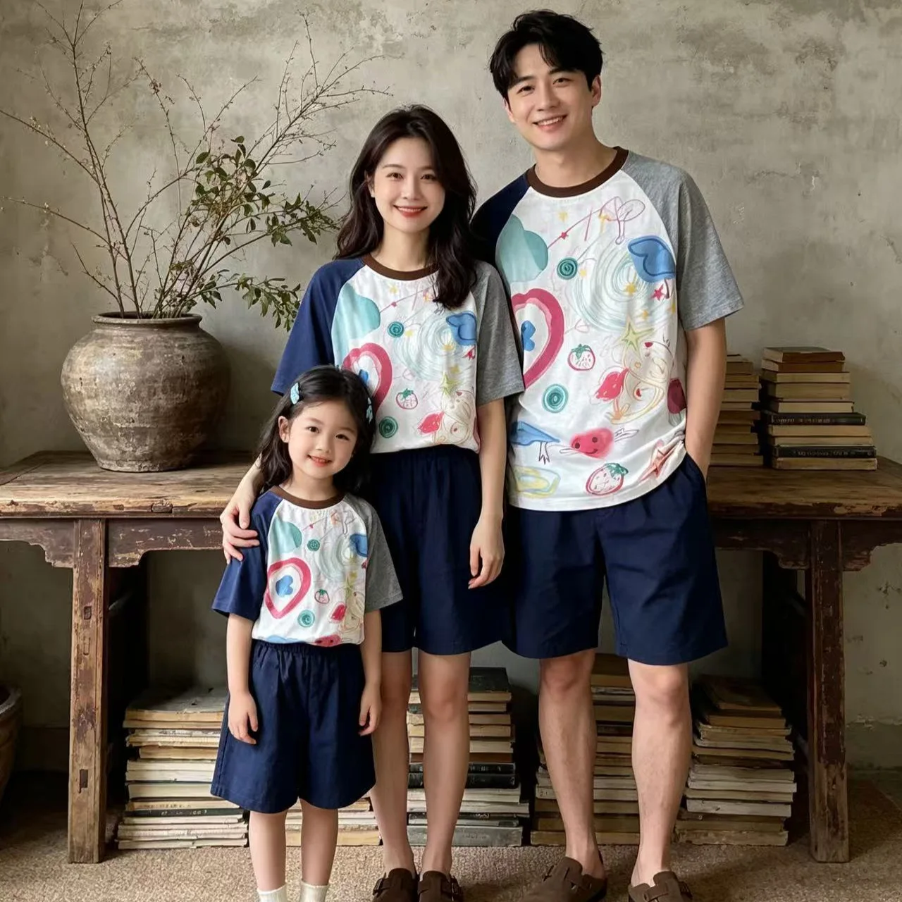 2026 Summer Mommy and Me Matching Graffiti Print Raglan Tee Family Outfit Casual Short Sleeve Top for Mom Dad Daughter Son
2026 Summer Mommy and Me Matching Graffiti Print Raglan Tee Family Outfit Casual Short Sleeve Top for Mom Dad Daughter Son