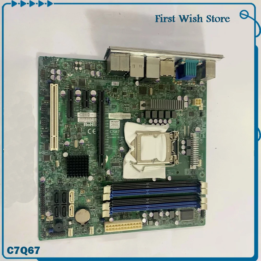 For SUPERMICRO Single-channel 1155 pin server workstation industrial control equipment motherboard C7Q67
For SUPERMICRO Single-channel 1155 pin server workstation industrial control equipment motherboard C7Q67