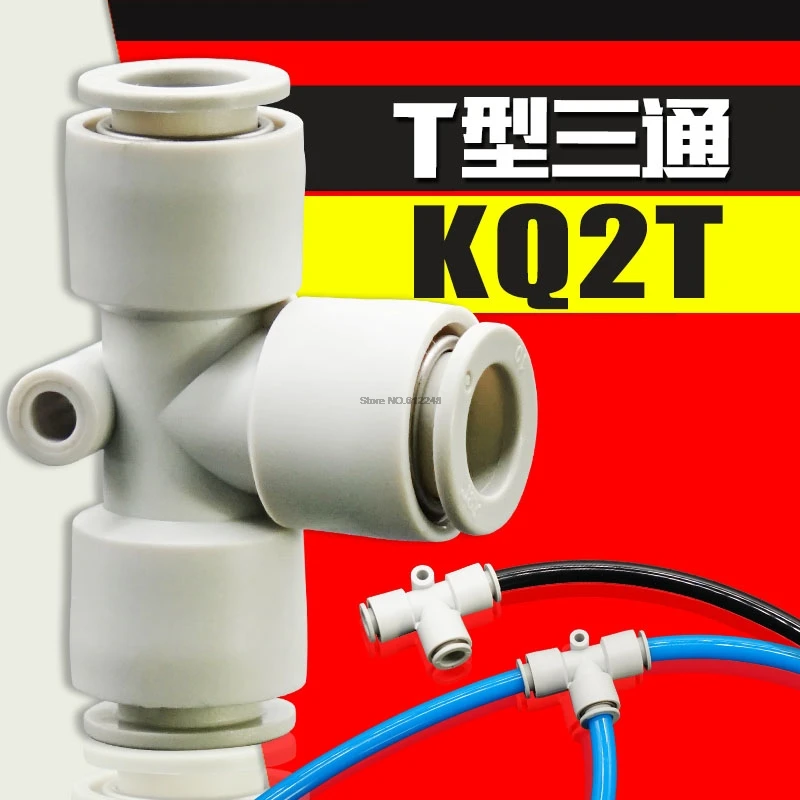 KQ2T04-00 KQ2T06-00 KQ2T08-00 KQ2T10-00 KQ2T12-00 Pneumatic Connector Fitting 3 Way T Type
KQ2T04-00 KQ2T06-00 KQ2T08-00 KQ2T10-00 KQ2T12-00 Pneumatic Connector Fitting 3 Way T Type