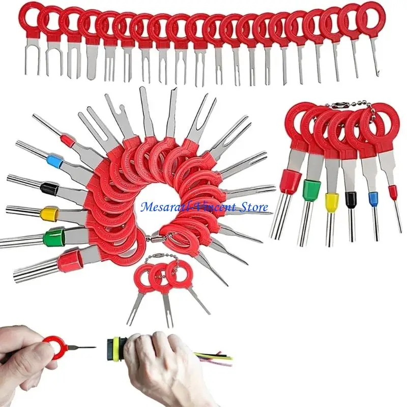 A70F 47Pcs Vehicle Wire Harness Pin Extractor Tool Set Terminal Removal Tool For Quick And Safe Connector Disconnection
A70F 47Pcs Vehicle Wire Harness Pin Extractor Tool Set Terminal Removal Tool For Quick And Safe Connector Disconnection