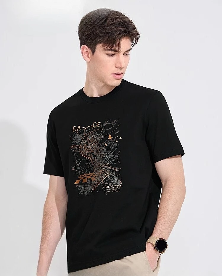 2025 модная футболка с вышивкой для танцев и волокнами, с круглым вырезом и короткими рукавами, мужская летняя новая трендовая повседневная футболка для велоспорта
2025 модная футболка с вышивкой для танцев и волокнами, с круглым вырезом и короткими рукавами, мужская летняя новая трендовая повседневная футболка для велоспорта