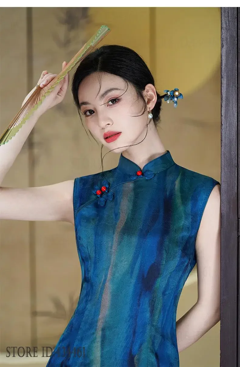 Vintage Traditional Chinese Dress Summer New Women Qipao Elegant Classic Print Satin Long Cheongsam Sexy Slim Split Vestidos
Vintage Traditional Chinese Dress Summer New Women Qipao Elegant Classic Print Satin Long Cheongsam Sexy Slim Split Vestidos