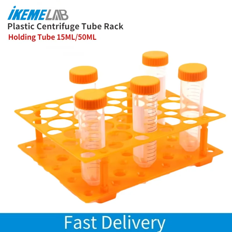 IKEME Centrifuge Tube Rack Two Layers Detachable Test Tube Holder 10/15/50ml Laboratory Bracket Plastic
IKEME Centrifuge Tube Rack Two Layers Detachable Test Tube Holder 10/15/50ml Laboratory Bracket Plastic