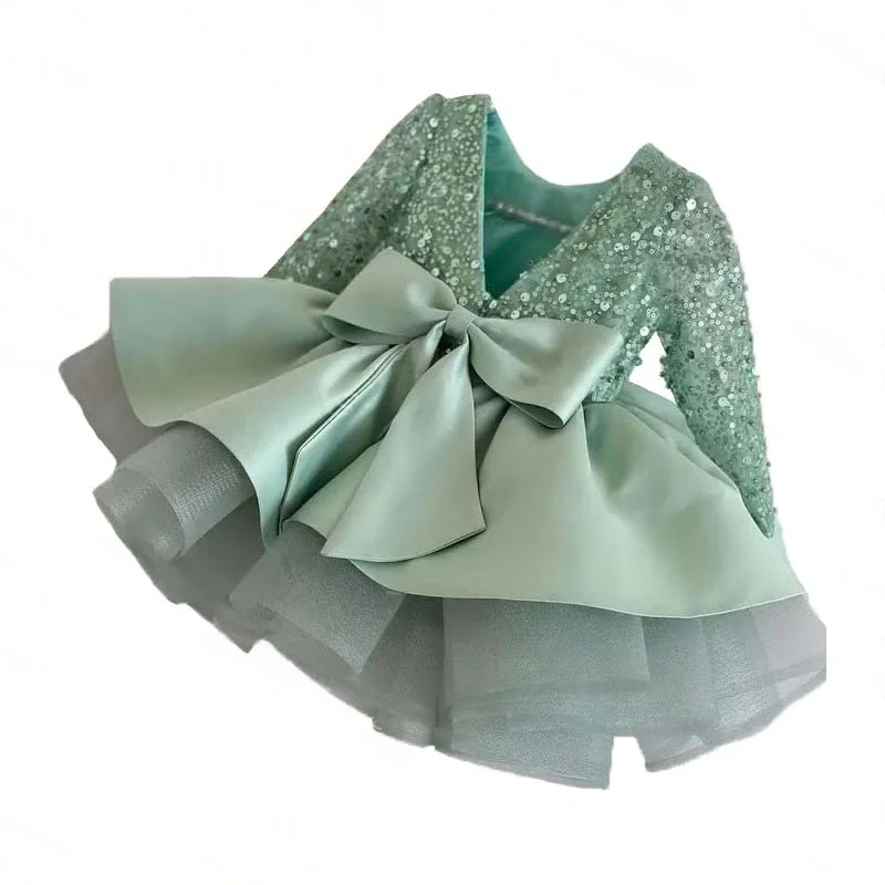 Custom Girls Party Dress Sequin Princess Skirt Bow With Ruffle Wedding Flower Girl Dress Custom Kids Birthday Formal Gown
Custom Girls Party Dress Sequin Princess Skirt Bow With Ruffle Wedding Flower Girl Dress Custom Kids Birthday Formal Gown
