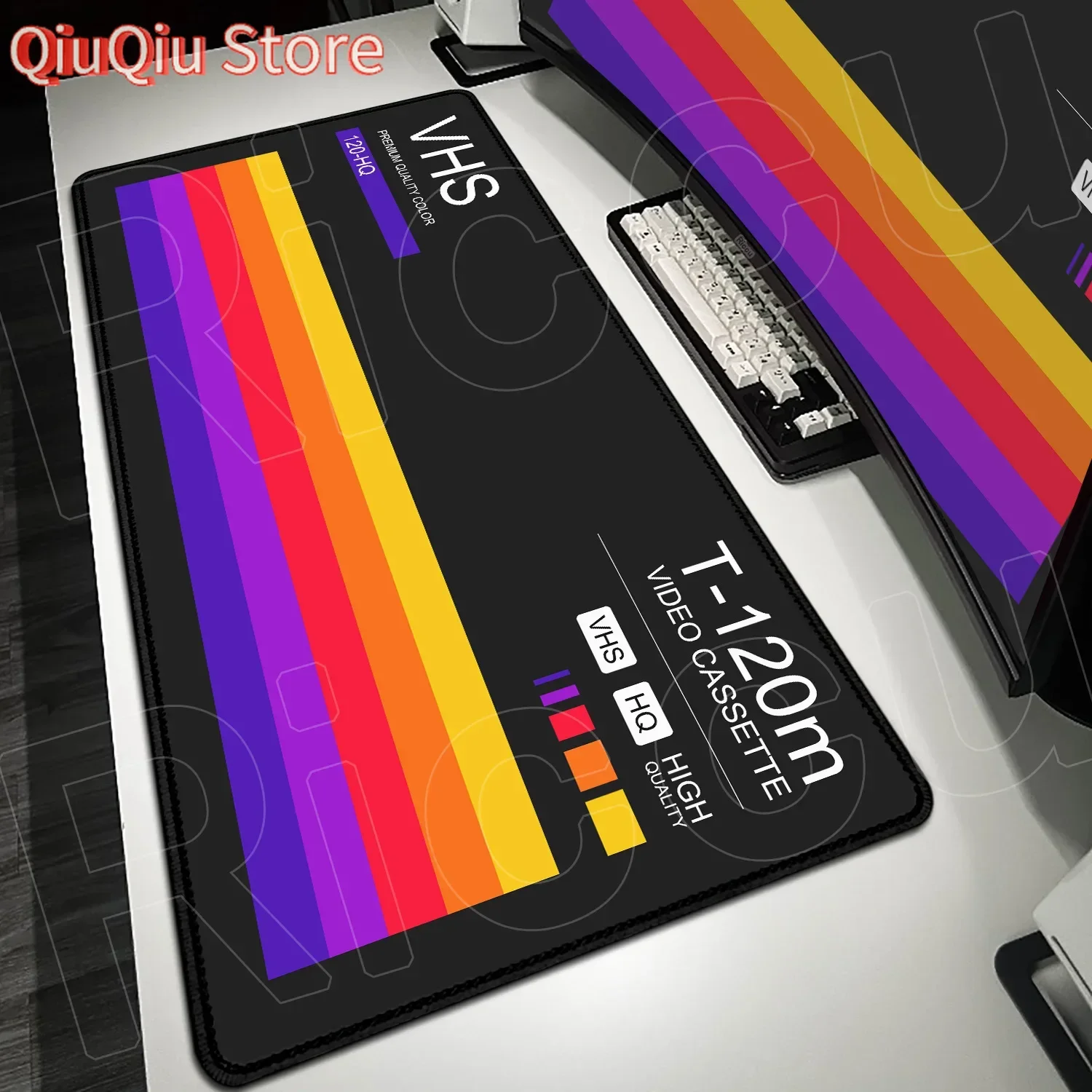 Retro Style VHS Gaming Mousepad 120x60cm Oversized Keyboard Desk Mat Laptop Office Mat Computer Accessories Antislip Rubber Base
Retro Style VHS Gaming Mousepad 120x60cm Oversized Keyboard Desk Mat Laptop Office Mat Computer Accessories Antislip Rubber Base