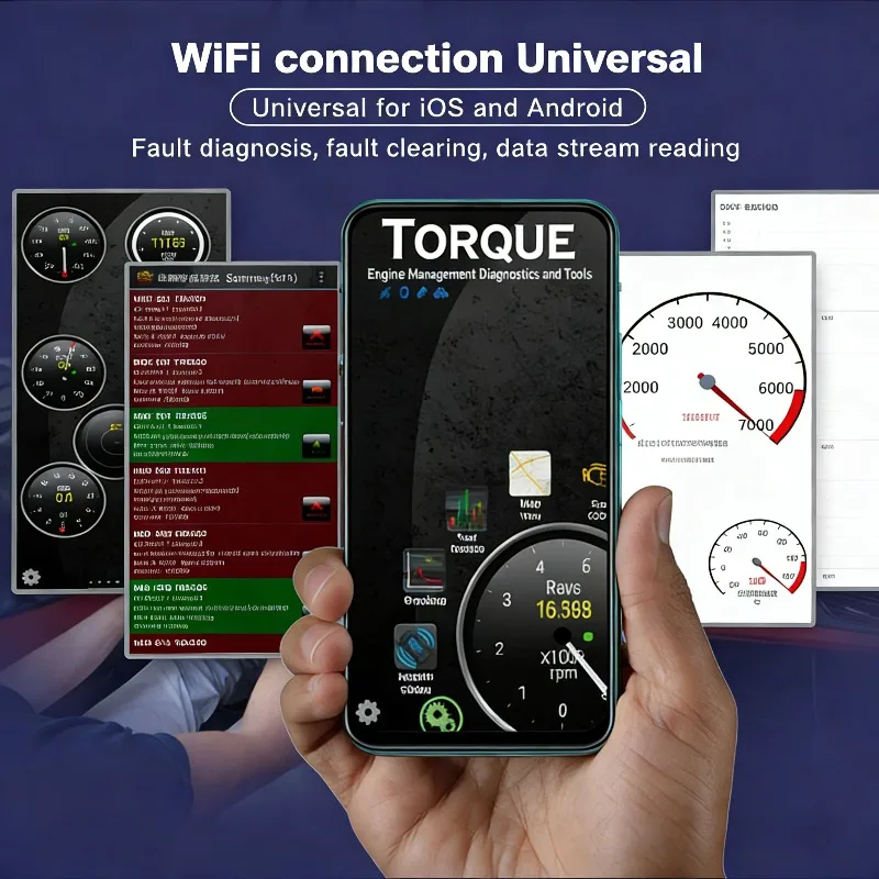 VESSTEK V01HW5 ELM327 WIFI V2.1 OBD2 Scanner Universal 9 Protocols Car Diagnostic Tool Fault Code Reader for iOS Android
VESSTEK V01HW5 ELM327 WIFI V2.1 OBD2 Scanner Universal 9 Protocols Car Diagnostic Tool Fault Code Reader for iOS Android