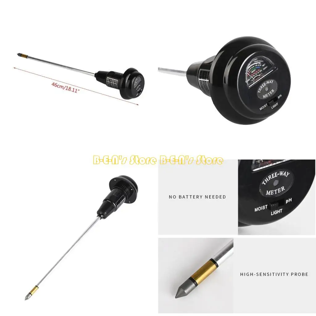 Y1AD Long Probe Deep Soil Moisture Meter 3 in-1 Tester Professional-Tester Hygrometer
Y1AD Long Probe Deep Soil Moisture Meter 3 in-1 Tester Professional-Tester Hygrometer