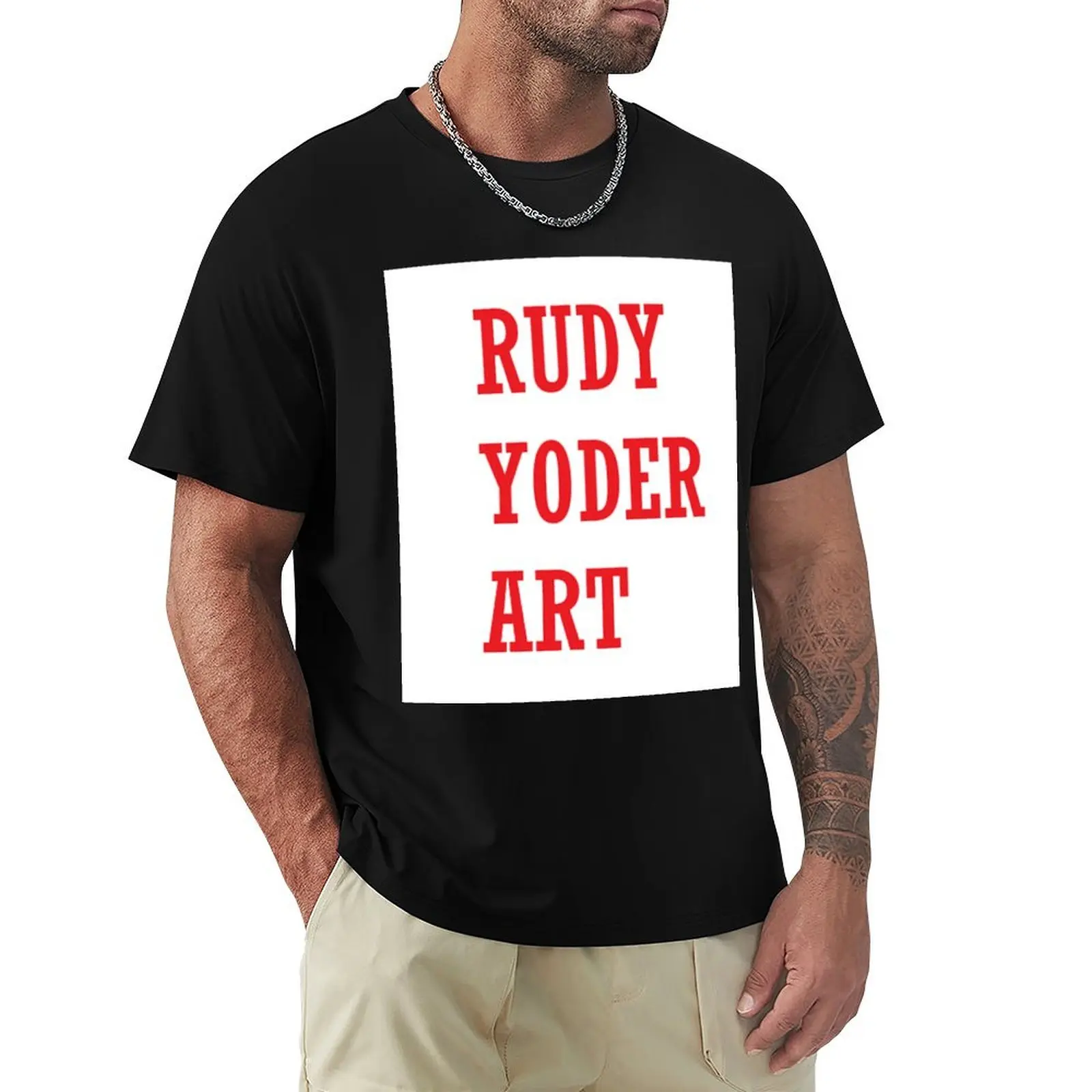 RUDY YODER ART T-Shirt Essential Solid Color T-Shirt
RUDY YODER ART T-Shirt Essential Solid Color T-Shirt