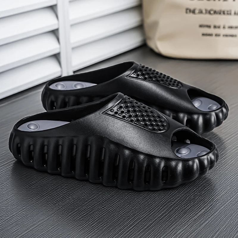 New Men's Massage Slippers Indoor Outdoor Sandals Beach Men Casual Shoes Comfortable Slides Male Home Slippers
New Men's Massage Slippers Indoor Outdoor Sandals Beach Men Casual Shoes Comfortable Slides Male Home Slippers