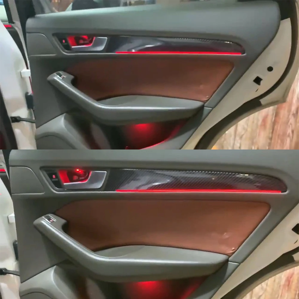 For Old Audi Q5 luminous decorative panel LED carbon fiber peach wood ambient light Replacement LED Audi Q5 ambient light
For Old Audi Q5 luminous decorative panel LED carbon fiber peach wood ambient light Replacement LED Audi Q5 ambient light