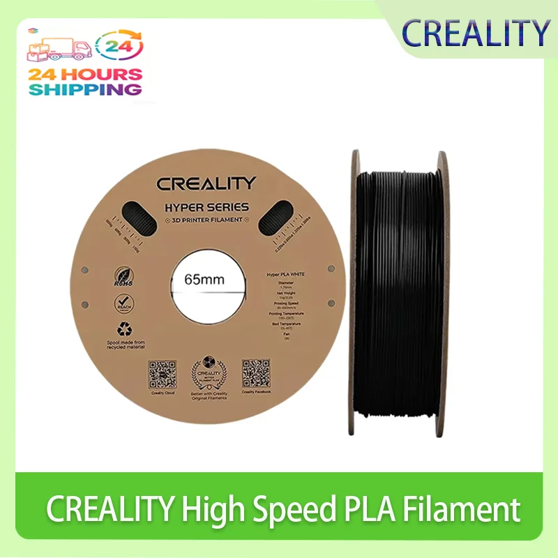 CREALITY High Speed PLA Filament 1.75mm 1KG Hyper Series PLA Consumables 3D PLA Filament for Creality K1/K1 Max/Ender-5 S1
CREALITY High Speed PLA Filament 1.75mm 1KG Hyper Series PLA Consumables 3D PLA Filament for Creality K1/K1 Max/Ender-5 S1