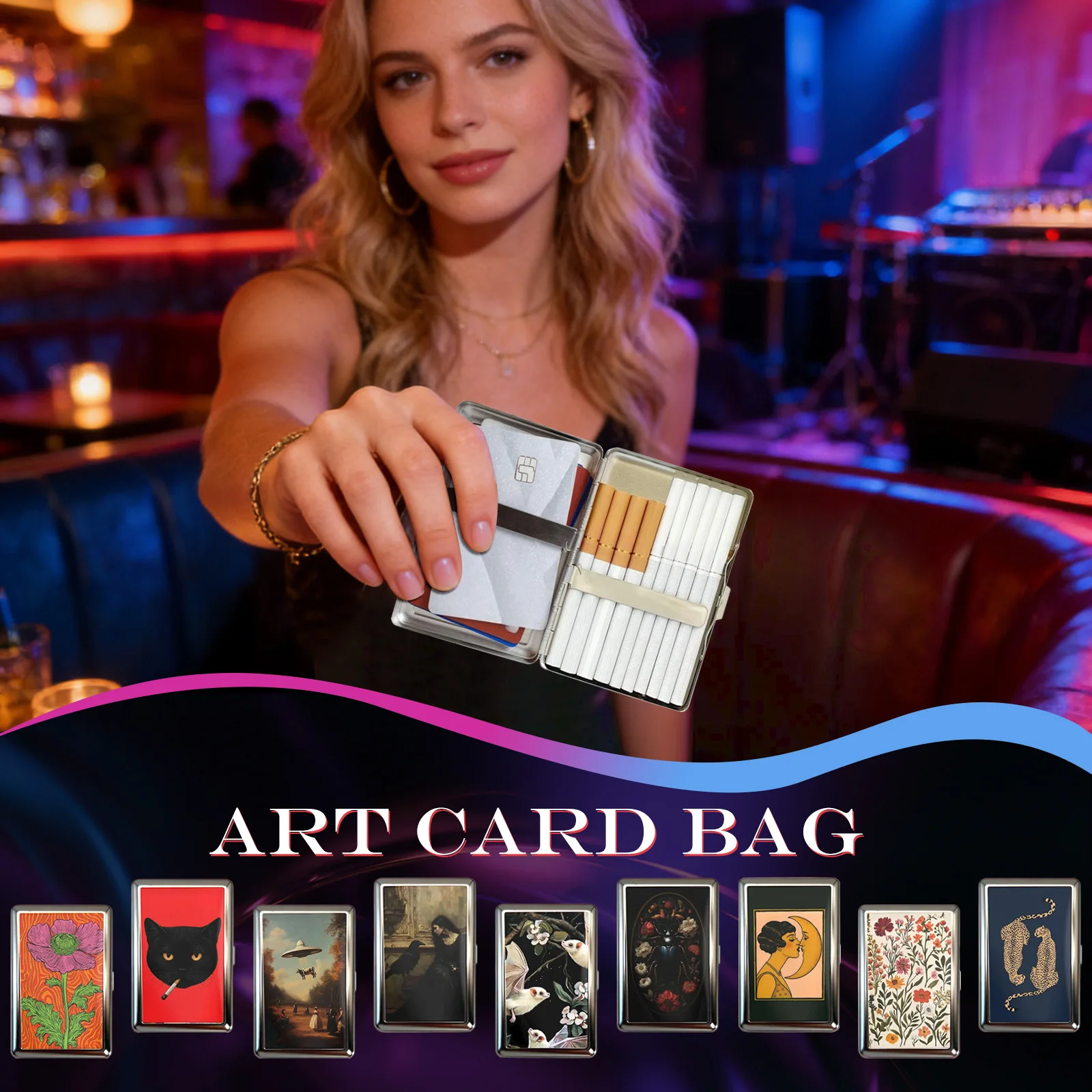 Винтажный универсальный футляр для карт и наличных 2026: Новинка! Металлический портсигар в винтажном стиле, универсальный футляр для карт, неординарный органайзер для карт.
Винтажный универсальный футляр для карт и наличных 2026: Новинка! Металлический портсигар в винтажном стиле, универсальный футляр для карт, неординарный органайзер для карт.