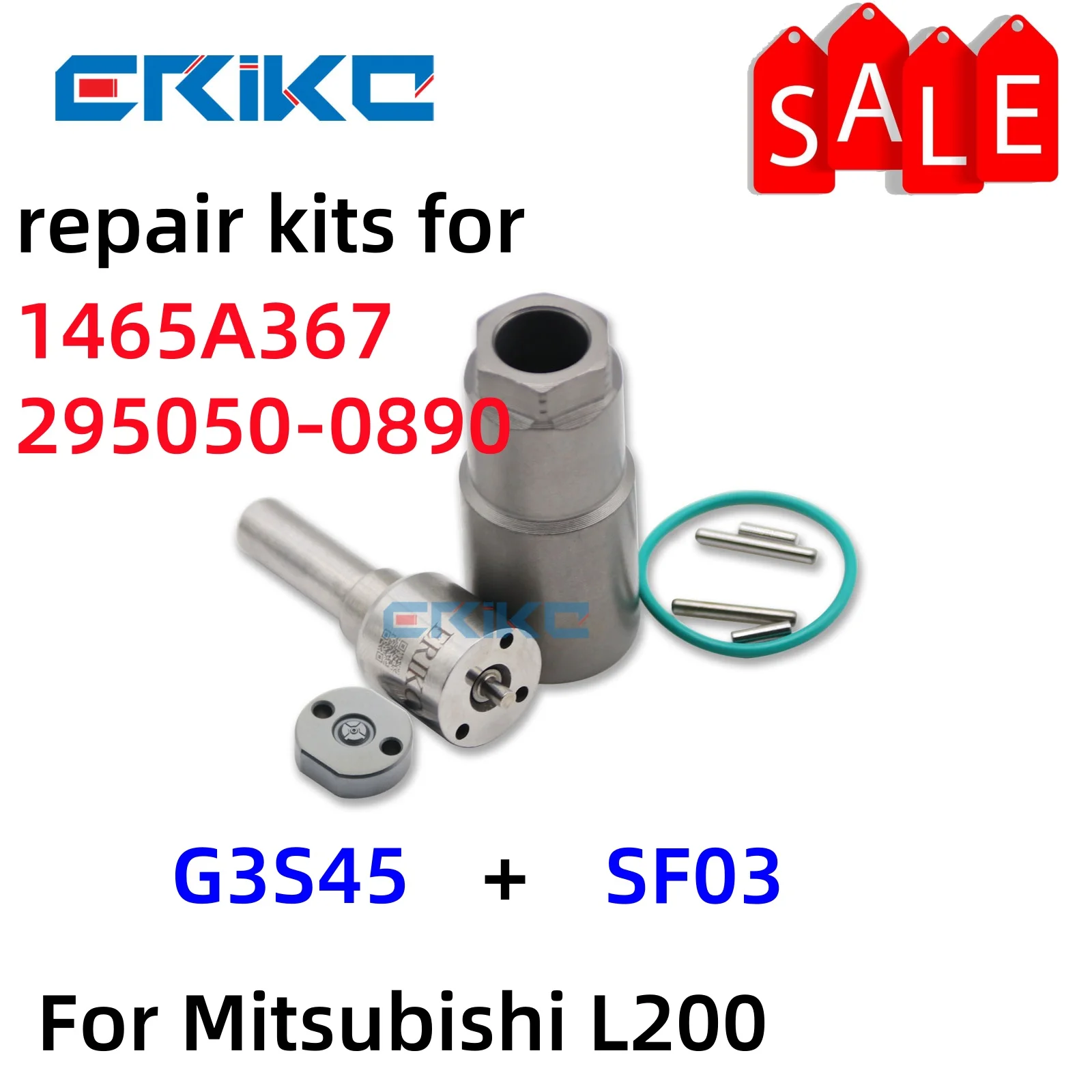 1465A367 Diesel Injector G3S45 NOZZLE Injector Valve Plate SF03 For Mitsubishi L200 295050-0890 295050-0891 295050-0892 DCRI3008
1465A367 Diesel Injector G3S45 NOZZLE Injector Valve Plate SF03 For Mitsubishi L200 295050-0890 295050-0891 295050-0892 DCRI3008