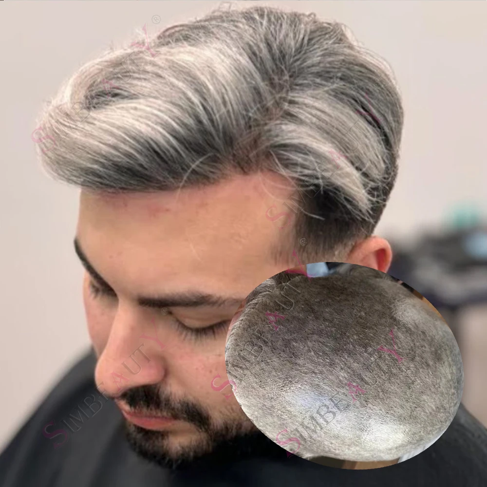 Super Natural Hairline 1B80 1B60 Gray Blonde Man Human Hair Strong Poly Microskin Thin HD Pu Men Toupee Undetectable Prosthesis
Super Natural Hairline 1B80 1B60 Gray Blonde Man Human Hair Strong Poly Microskin Thin HD Pu Men Toupee Undetectable Prosthesis