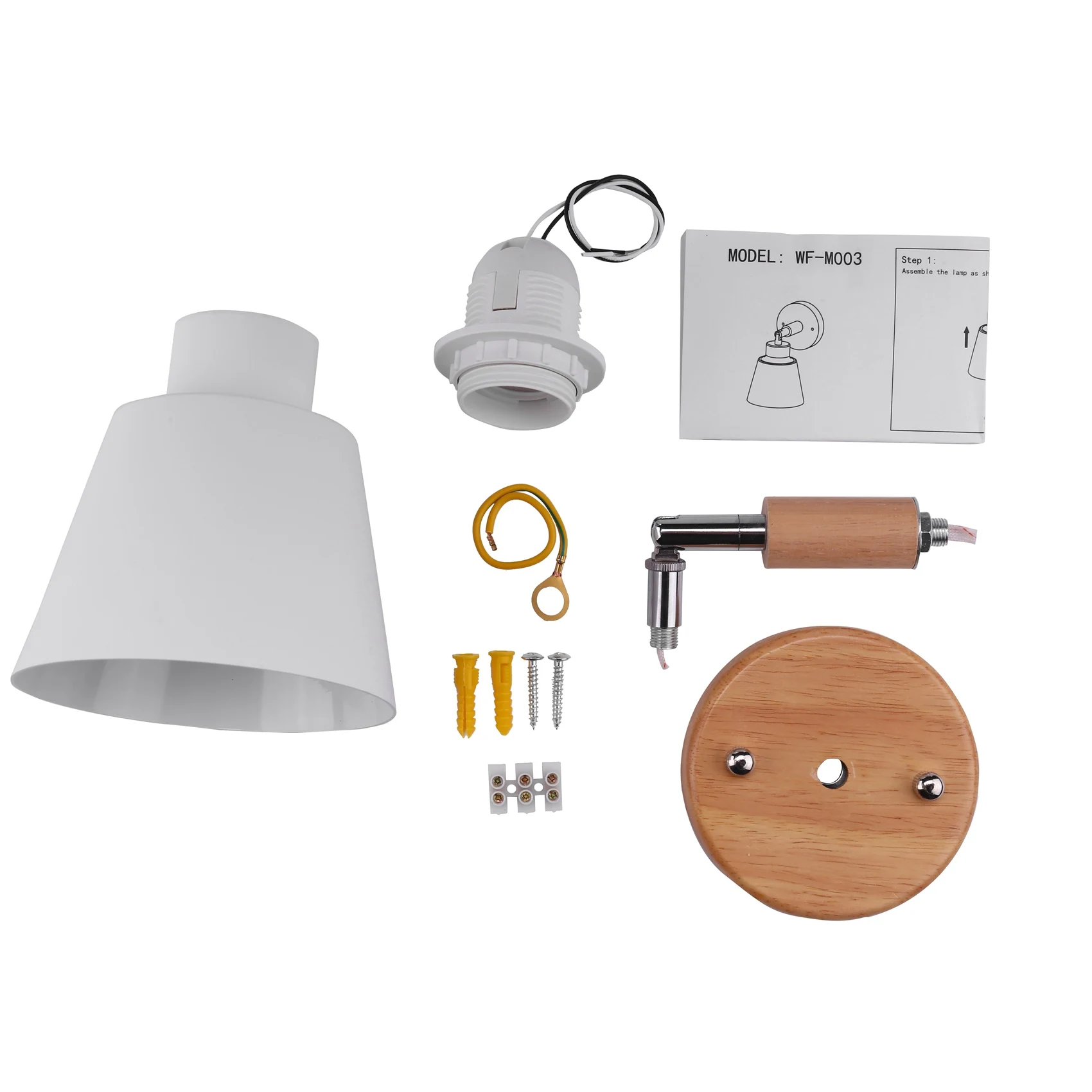 Wooden Wall Lights Bedside Wall Lamp Bedroom Wall Light Sconce for Kitchen Modern Wall Lamp Nordic Sconces(White)
Wooden Wall Lights Bedside Wall Lamp Bedroom Wall Light Sconce for Kitchen Modern Wall Lamp Nordic Sconces(White)