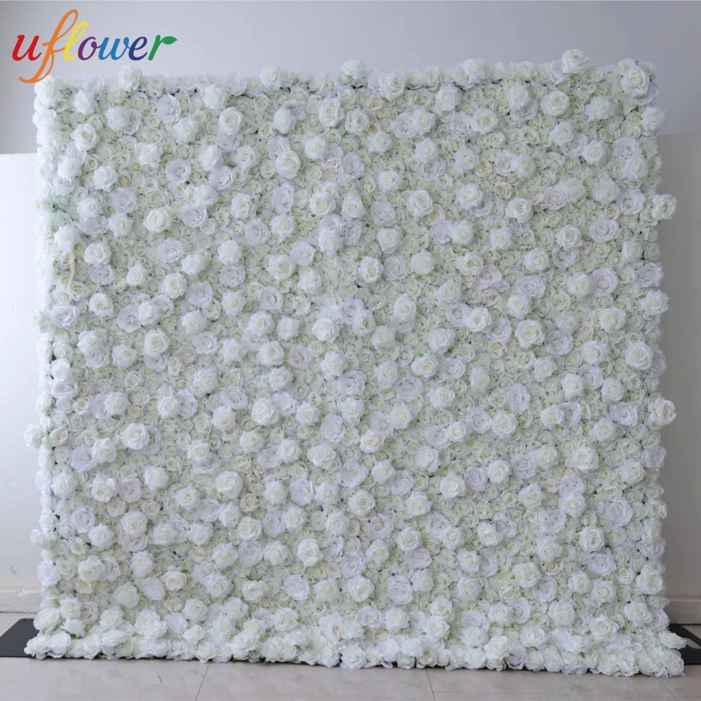 Uflower Luxury White Rose Flower Wall Artificial Rose Fabric Floral Wall Outdoor Party Wedding Backdrop Decor Window Display
Uflower Luxury White Rose Flower Wall Artificial Rose Fabric Floral Wall Outdoor Party Wedding Backdrop Decor Window Display