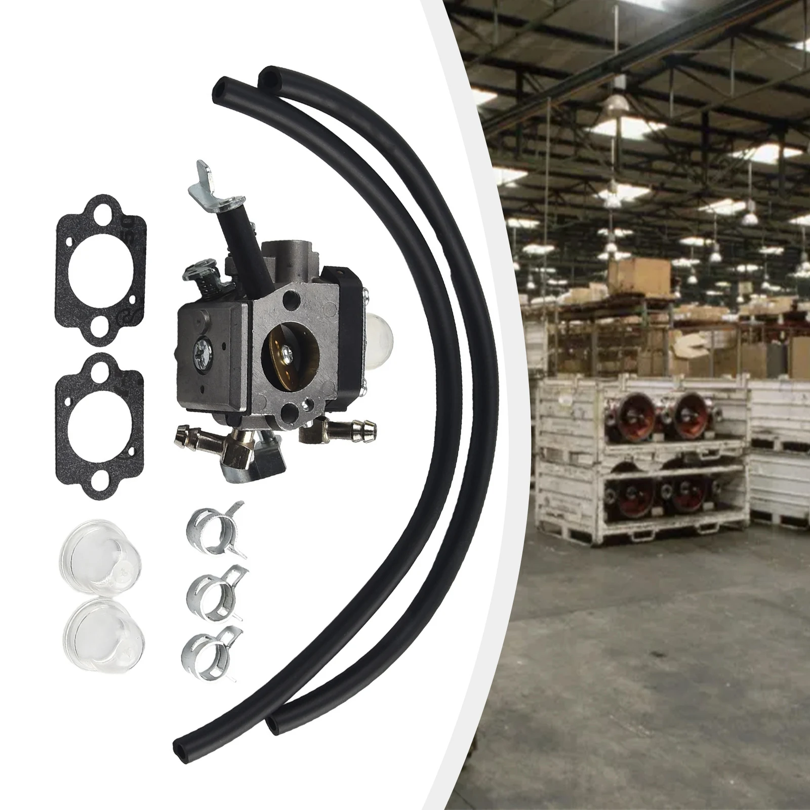 Для карбюратора для силового оборудования Wacker Подходит для BS502 BS502i BS602i и HDA 242. В комплект входят зажимы для труб и прокладок.
Для карбюратора для силового оборудования Wacker Подходит для BS502 BS502i BS602i и HDA 242. В комплект входят зажимы для труб и прокладок.