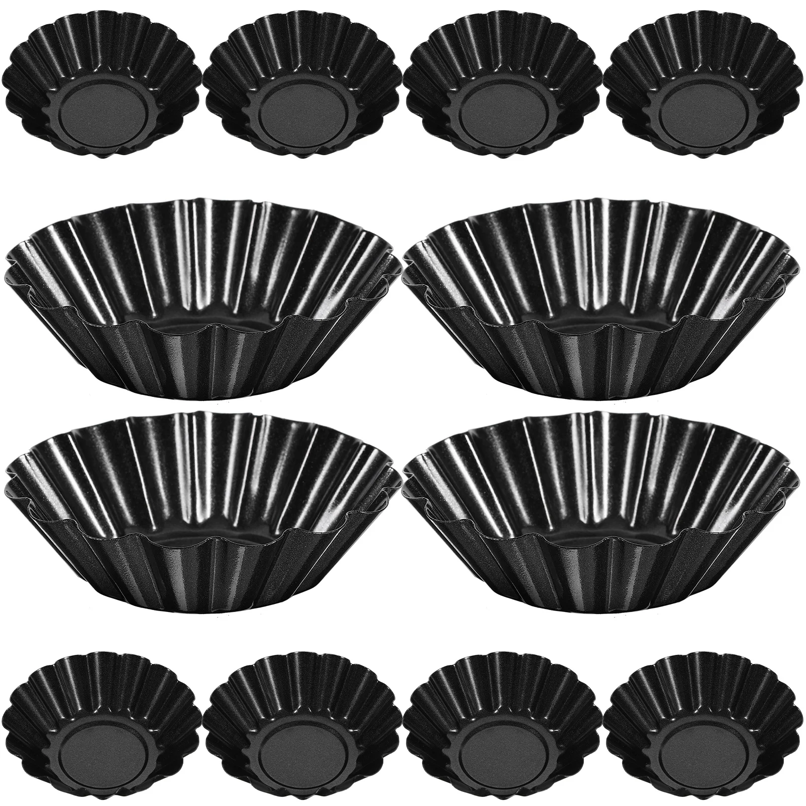 12 Pcs Egg Tart Mold Carbon Steel Non Stick Flower Design Baking Molds Mini Pastry Tins Fruit Tart Cupcake Pan Muffin
12 Pcs Egg Tart Mold Carbon Steel Non Stick Flower Design Baking Molds Mini Pastry Tins Fruit Tart Cupcake Pan Muffin