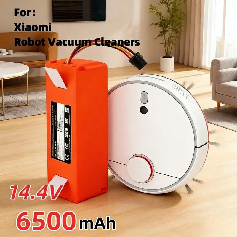 Rechargeable 14.4V 6500mAh Replacement Battery Pack for Roborock S50 S51 S55 S5 MAX S60 S65 S6 Robot Vacuum Cleaner Long Lasting
Rechargeable 14.4V 6500mAh Replacement Battery Pack for Roborock S50 S51 S55 S5 MAX S60 S65 S6 Robot Vacuum Cleaner Long Lasting