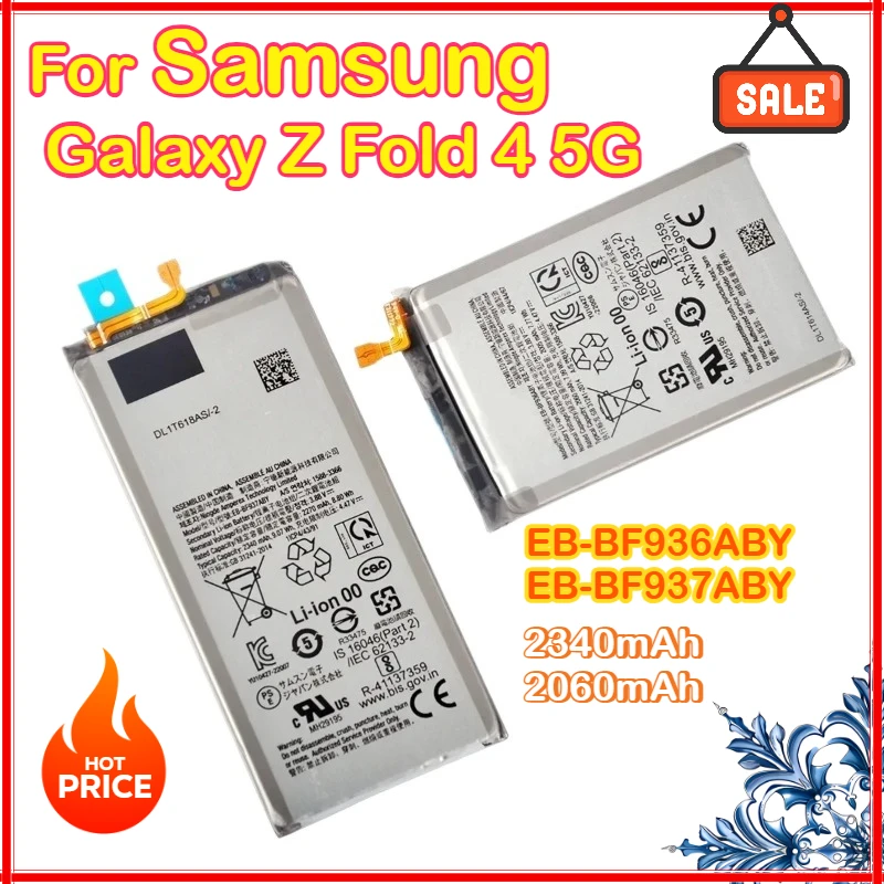 Новый аккумулятор EB-BF937ABY EB-BF936ABY для Samsung Galaxy Z Fold 4 5G F936 F937 + сменные аккумуляторы
Новый аккумулятор EB-BF937ABY EB-BF936ABY для Samsung Galaxy Z Fold 4 5G F936 F937 + сменные аккумуляторы
