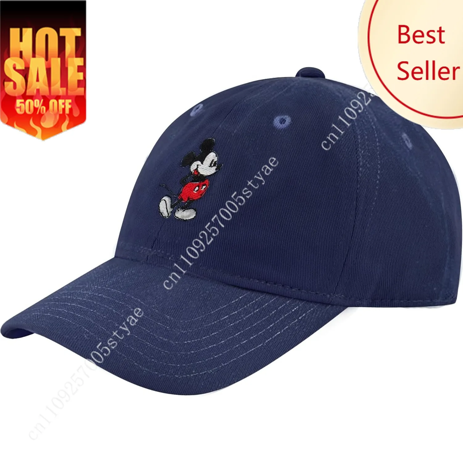 Disney Mickey Mouse Baseball Hat, Washed Twill Cotton Adjustable Cap
Disney Mickey Mouse Baseball Hat, Washed Twill Cotton Adjustable Cap