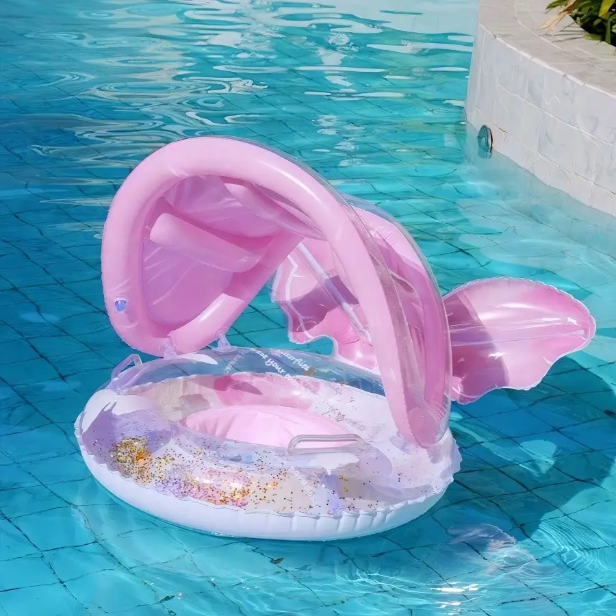 1pc Starry Sky Pattern Purple Mermaid Tail Inflatable Swimming Ring With Canopy For Kids
1pc Starry Sky Pattern Purple Mermaid Tail Inflatable Swimming Ring With Canopy For Kids