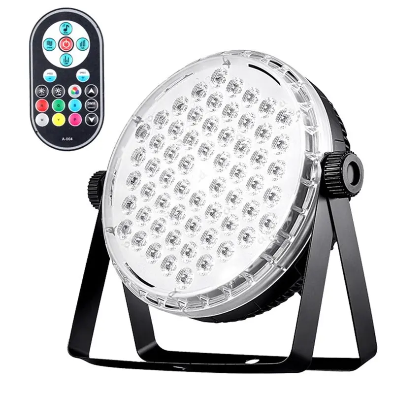 N96R Remote Control Activated Strobe Light 60 LED RGBW Par Lights, Stage Lights For Parties DJ Disco US Plug
N96R Remote Control Activated Strobe Light 60 LED RGBW Par Lights, Stage Lights For Parties DJ Disco US Plug