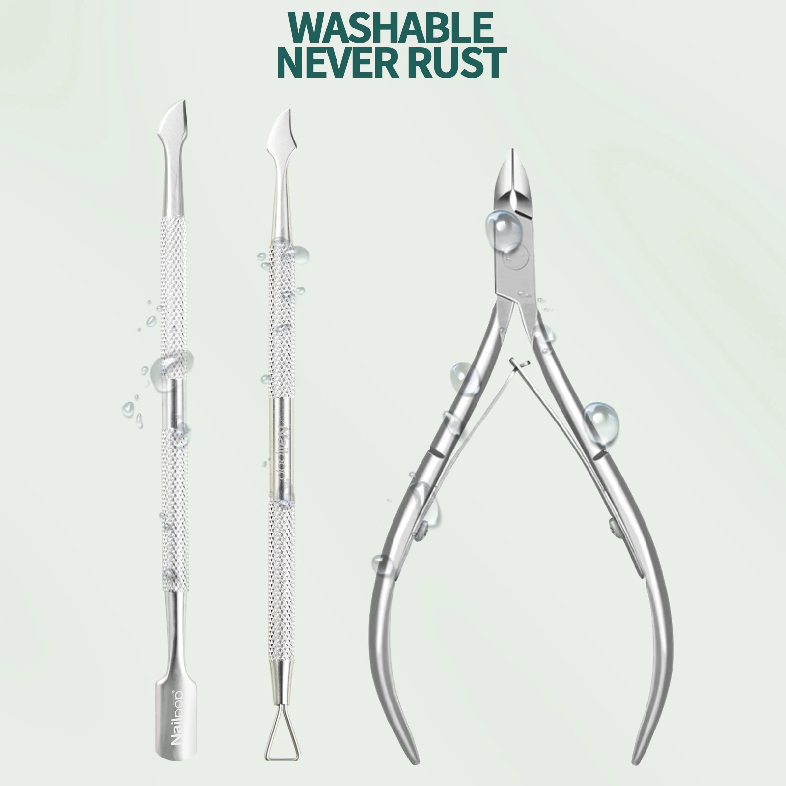 Nailpop Professional Stainless Steel Nail Cutter Scissor Nippers Function Cuticle Pusher Remover Manicure Nail Art Care Tool Kit
Nailpop Professional Stainless Steel Nail Cutter Scissor Nippers Function Cuticle Pusher Remover Manicure Nail Art Care Tool Kit