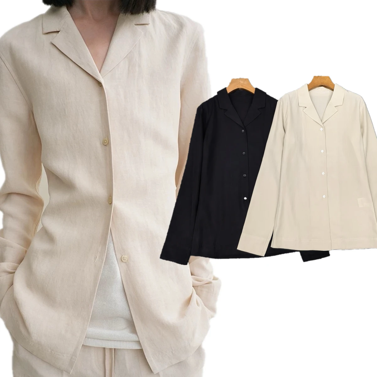 Jenny&Dave Texture Lazy Slim Fit Shirt For Women Summer Shirt Women Nordic minimalist Linen Solid Long Sleeved Blouse Women Top
Jenny&Dave Texture Lazy Slim Fit Shirt For Women Summer Shirt Women Nordic minimalist Linen Solid Long Sleeved Blouse Women Top