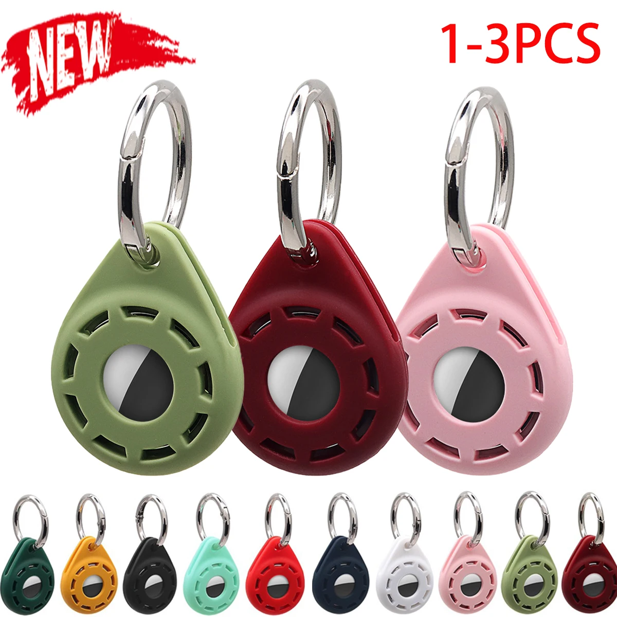 1-3PCS For Apple Airtag Silicone Protective Cover Anti-scratch Keychain Tracker Locator Case For Kids Pet Elderly Bag Baggage
1-3PCS For Apple Airtag Silicone Protective Cover Anti-scratch Keychain Tracker Locator Case For Kids Pet Elderly Bag Baggage