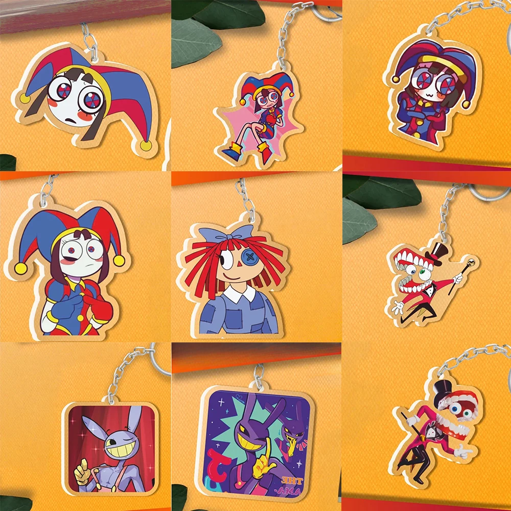 Акриловый брелок-подвеска для рюкзака TADC Pomni Jax Ragatha Gangle Zooble Kinger Caine: креативный аксессуар, подарок на фестиваль
Акриловый брелок-подвеска для рюкзака TADC Pomni Jax Ragatha Gangle Zooble Kinger Caine: креативный аксессуар, подарок на фестиваль