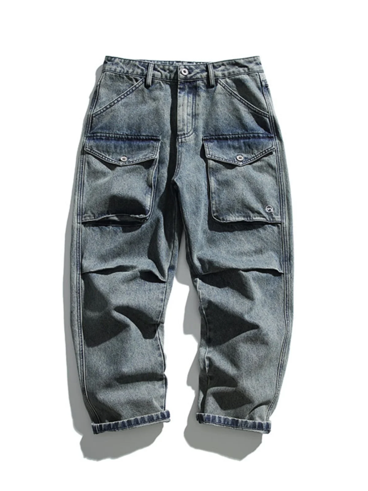 Retro Japanese Style Heavyweight Washed Workwear Jeans Men's Trendy Brand Spring New Loose Straight Casual Long Pants
Retro Japanese Style Heavyweight Washed Workwear Jeans Men's Trendy Brand Spring New Loose Straight Casual Long Pants