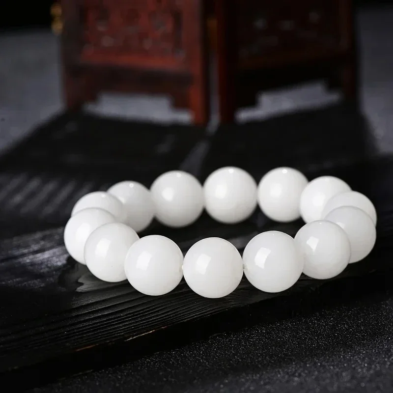Natural Gold Silk Jade Lanolin White Jade Bracelet Men's and Women's Round Bead Jade Bracelets Young Girls Selling Holiday Gift
Natural Gold Silk Jade Lanolin White Jade Bracelet Men's and Women's Round Bead Jade Bracelets Young Girls Selling Holiday Gift